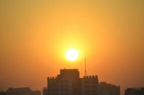Sunrise in Ahmedabad