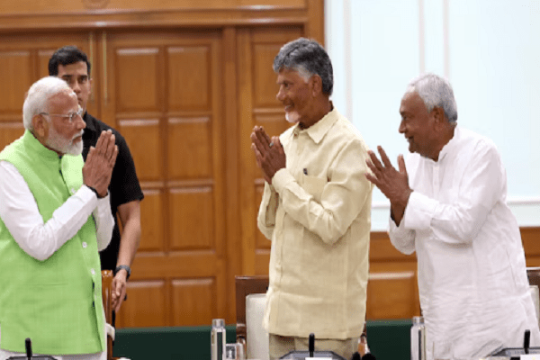 સરકાર બનાવવા ટેકો લેવા મજબુર ભાજપ નીતીશ-નાયડૂની આ માંગ સ્વીકારશે ?