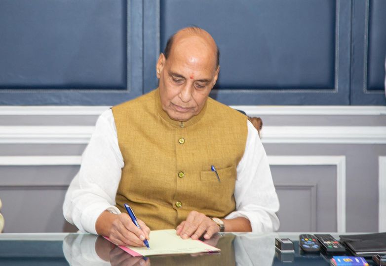 ભારતનો 2028-2029 સુધીમાં 50,000 કરોડથી વધુના સંરક્ષણ ઉપકરણોની નિકાસનો લક્ષ્યાંકઃ રાજનાથસિંહ