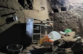 A wall collapsed at rajpur in SK