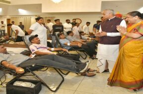 GOVERNOR, BLOOD DONATION CAMP