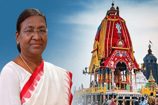 જગન્નાથ પુરીમાં 7 જુલાઈએ રાષ્ટ્રપતિ દ્રૌપદી મુર્મુ રથયાત્રામાં ઉપસ્થિત રહેશે