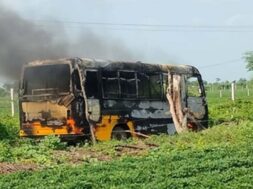 Amreli bus fire