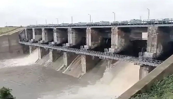 સુખ ભાદર ડેમના ચાર દરવાજા એક ફુટ ખોલાયા