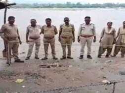 Banas river, police
