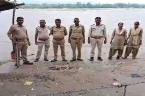 Banas river, police