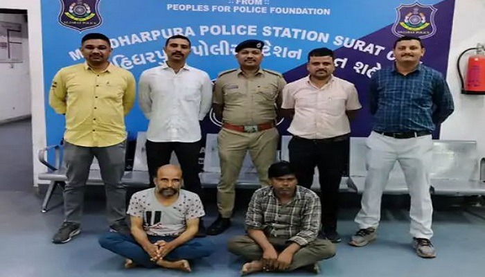 મુંબઈથી ઘરફોડ ચોરી કરવા સુરત આવેલા બે શખસોને પોલીસે પકડ્યા,
