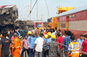 train exident