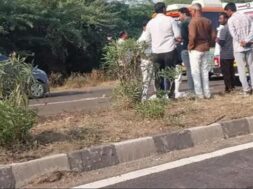 Accident, jamnagar highway