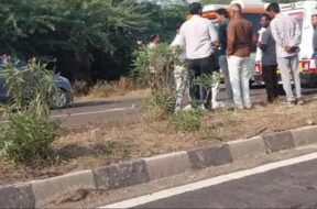 Accident, jamnagar highway