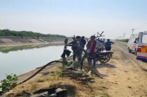 Narmada canal, drowned