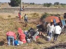 Accident, oil tenker