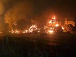 Accident, rajkot highway