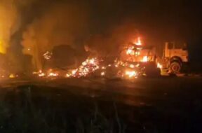 Accident, rajkot highway