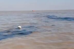 Alang, pollution in the sea