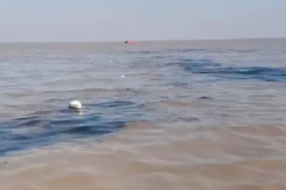 Alang, pollution in the sea
