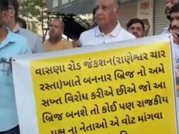 Bridge protest in baraoda