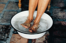 hot water