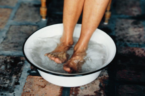 hot water