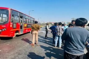 Accident, AMTS BUS