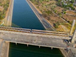 Narmada canal bridge