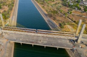 Narmada canal bridge