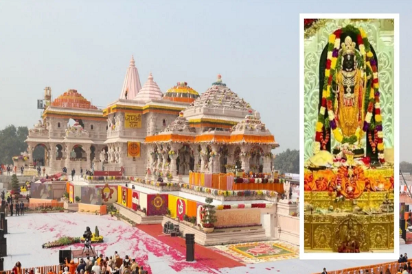 અયોધ્યા: રામલલા પ્રાણ પ્રતિષ્ઠાની પહેલી વર્ષગાંઠ, રામ નગરીને શણગારવામાં આવી