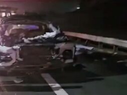 Accident, express highway