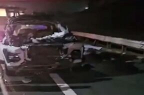 Accident, express highway