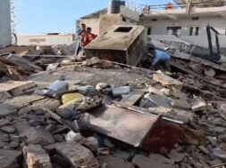 Gondal, Building collapsed