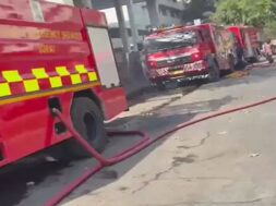 Surat, textile market, fire