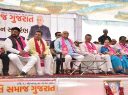 C M Bhupendra patel honoredby prajapati samaj