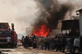 Dhangdhra, Fire