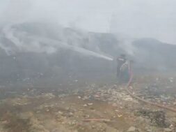 Gandhinagar, garbage fire