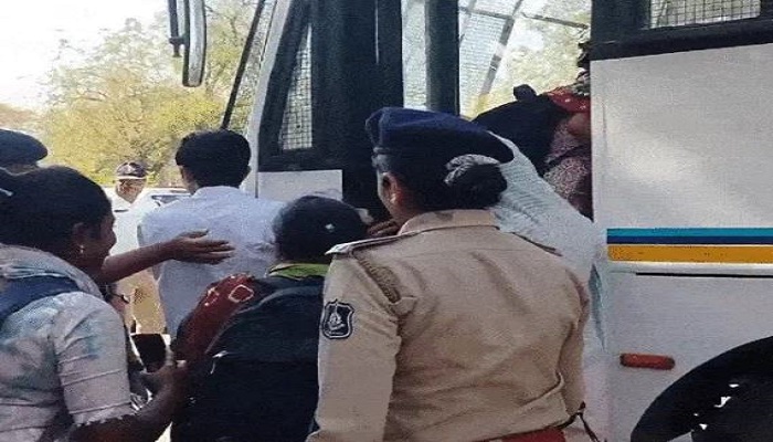 આરોગ્ય કર્મીઓની હડતાળનો આજે 5મો દિવસ, ગાંધીનગરમાં પોલીસનો સઘન બંદોબસ્ત