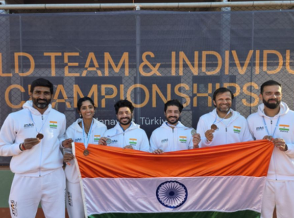 ભારતે ITF માસ્ટર્સ વર્લ્ડ ટેનિસ ચેમ્પિયનશિપમાં ચાર મેડલ જીત્યા
