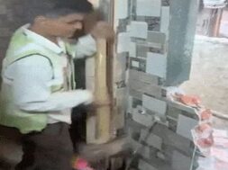 Surat, illegal building demolished