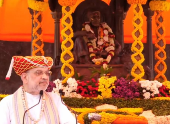 શિવાજી મહારાજે હિન્દુસ્તાનની પ્રજાને સ્વરાજનું સ્વપ્ન આપીને તેને સફળ કર્યું હતું: અમિત શાહ
