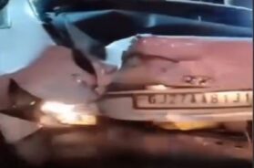 Accident- gandhinagar