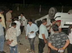 Accident, jamnagar highway