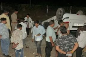 Accident, jamnagar highway