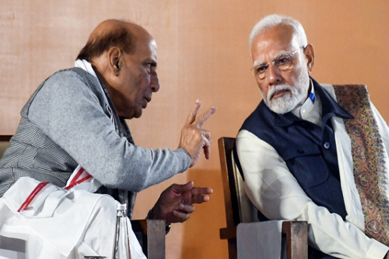 PM MODI AND RAJNATH SINGH