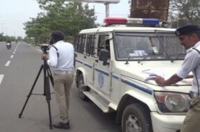 police drive