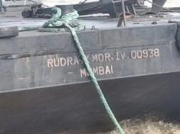 Barge rudra found in abandoned condition