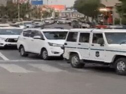 Police rehearsal, Ahmedabad