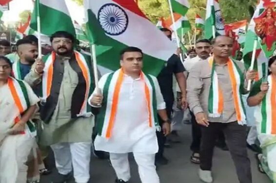 trinranga yatra, gandhinagar