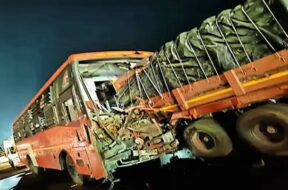 Accident, dhrangdhra highway
