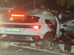 Accident, mahesana highway