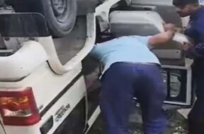 Accident, rajkot highway