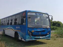 Accident, st bus & bike